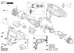 Bosch 3 603 A31 170 UniversalImpact 800 Percussion Drill UniversalImpact800 Spare Parts